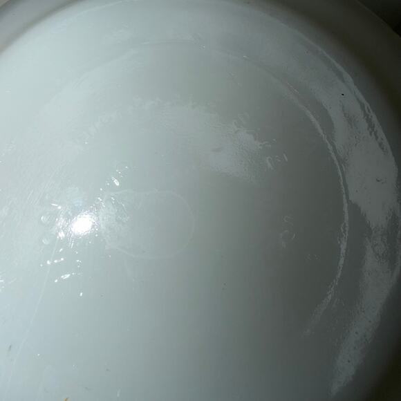 Vintage Glasbake White Milk Glass Soup Cereal Lug Handle 5" Glass Bowls USA Made - Picture 5 of 9